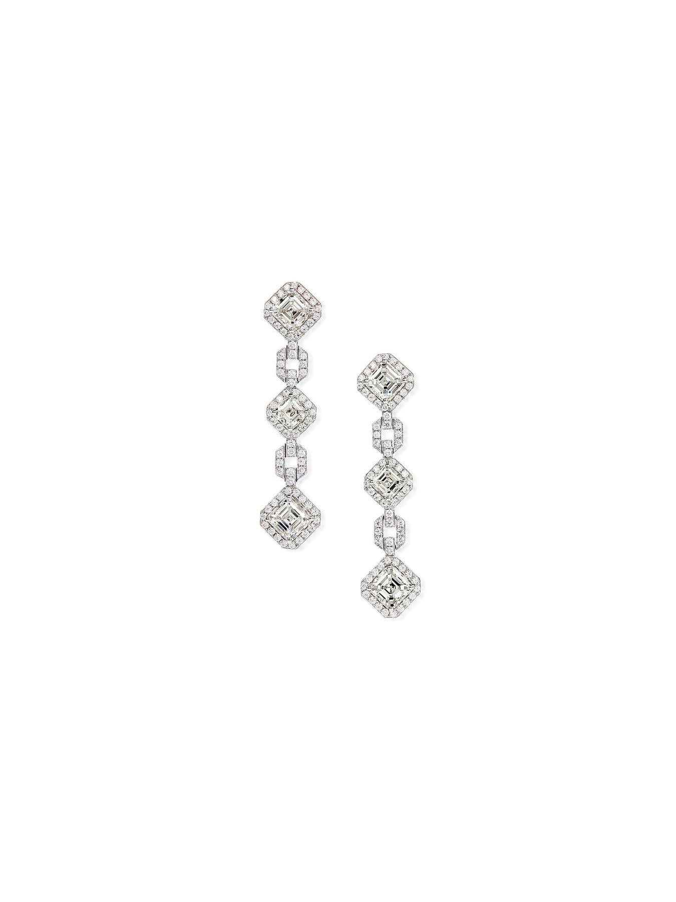 Diamond Drop Earrings